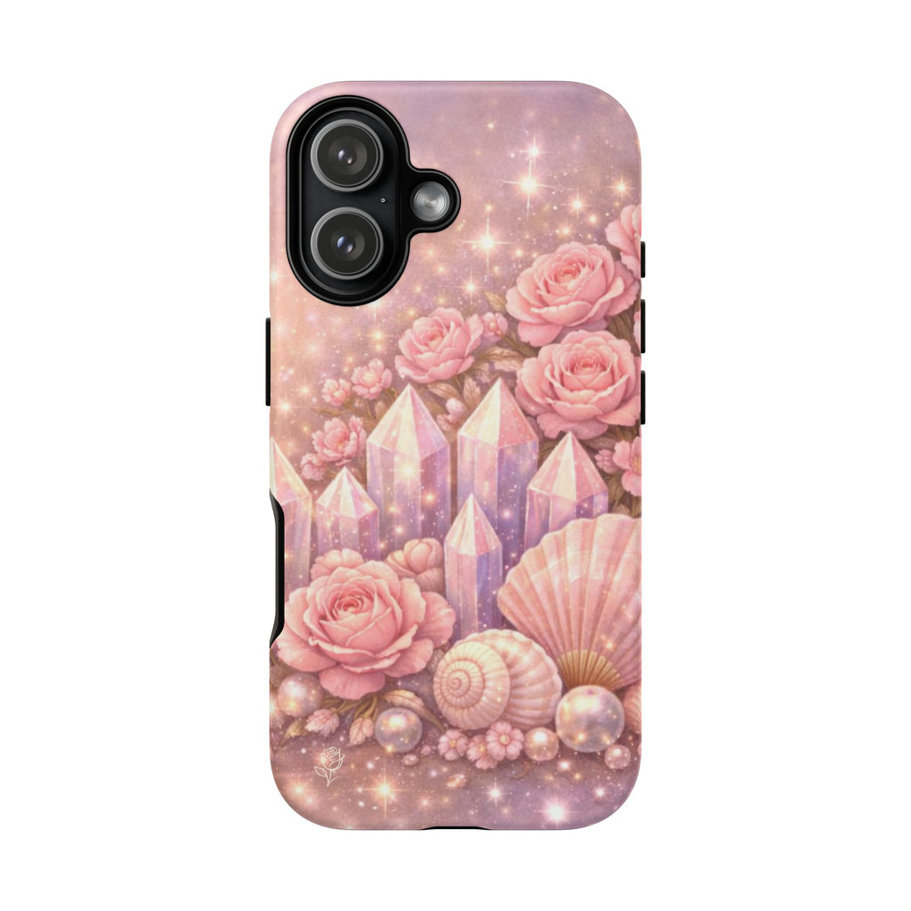 iPhone Case - Lemurian Rose Crystal Garden iPhoneTough Case