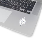 Silver - The Yoshua Radionics Symbol Sticker — Kiss-Cut Sacred Geometry