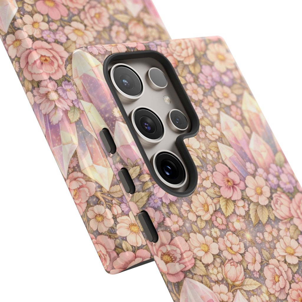 Samsung Galaxy Phone Case - Angelic Crystal Garden Tough Phone Case