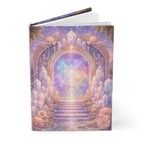 Lemurian Crystal Portal Hardcover Journal (Lined Pages) — Crystal Light Meditation Notebook
