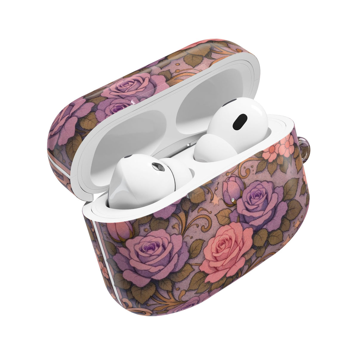 The Sisterhood of the Rose AirPod Case — Master Portia Floral Vintage Protective Cover