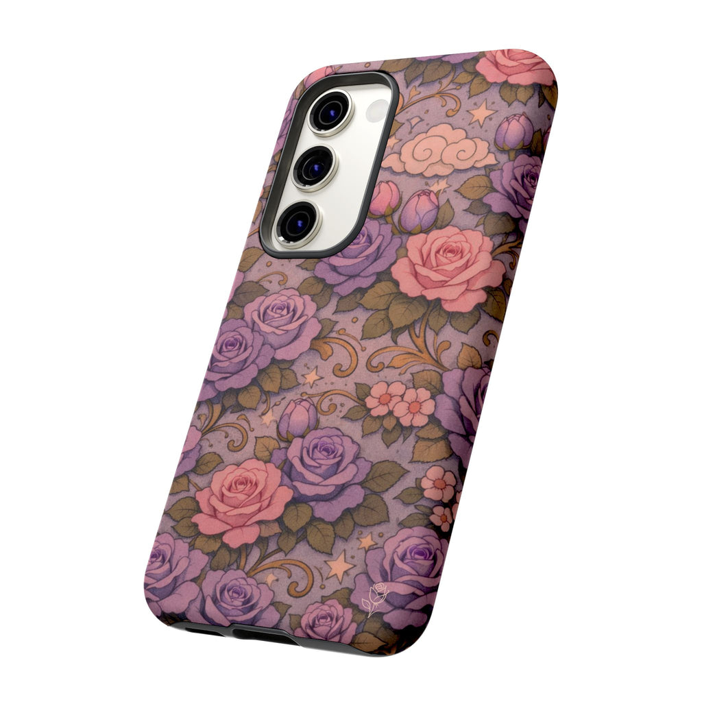 Samsung Galaxy Tough Phone Case — Master Portia's Rose Garden — The Sisterhood of the Rose Protective Samsung Cover