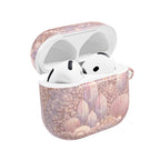 Lemurian Mermaid Crystal Garden AirPod Case — Pastel Seashell Protective Cover for AirPod