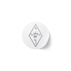 Light Silver The Yoshua Radionic Symbol - Round Sticker Roll