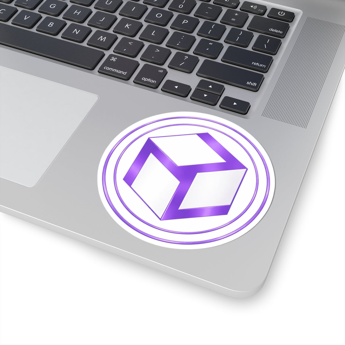 Lilac Antahkarana Kiss-Cut Sticker — Reiki Symbol