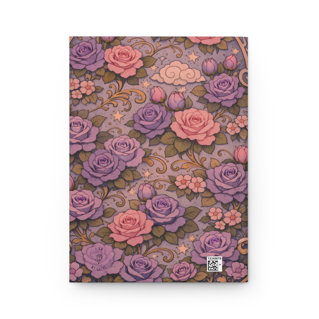 Master Portia Mystic Rose Violet Flame Hardcover Journal (Lined Pages)