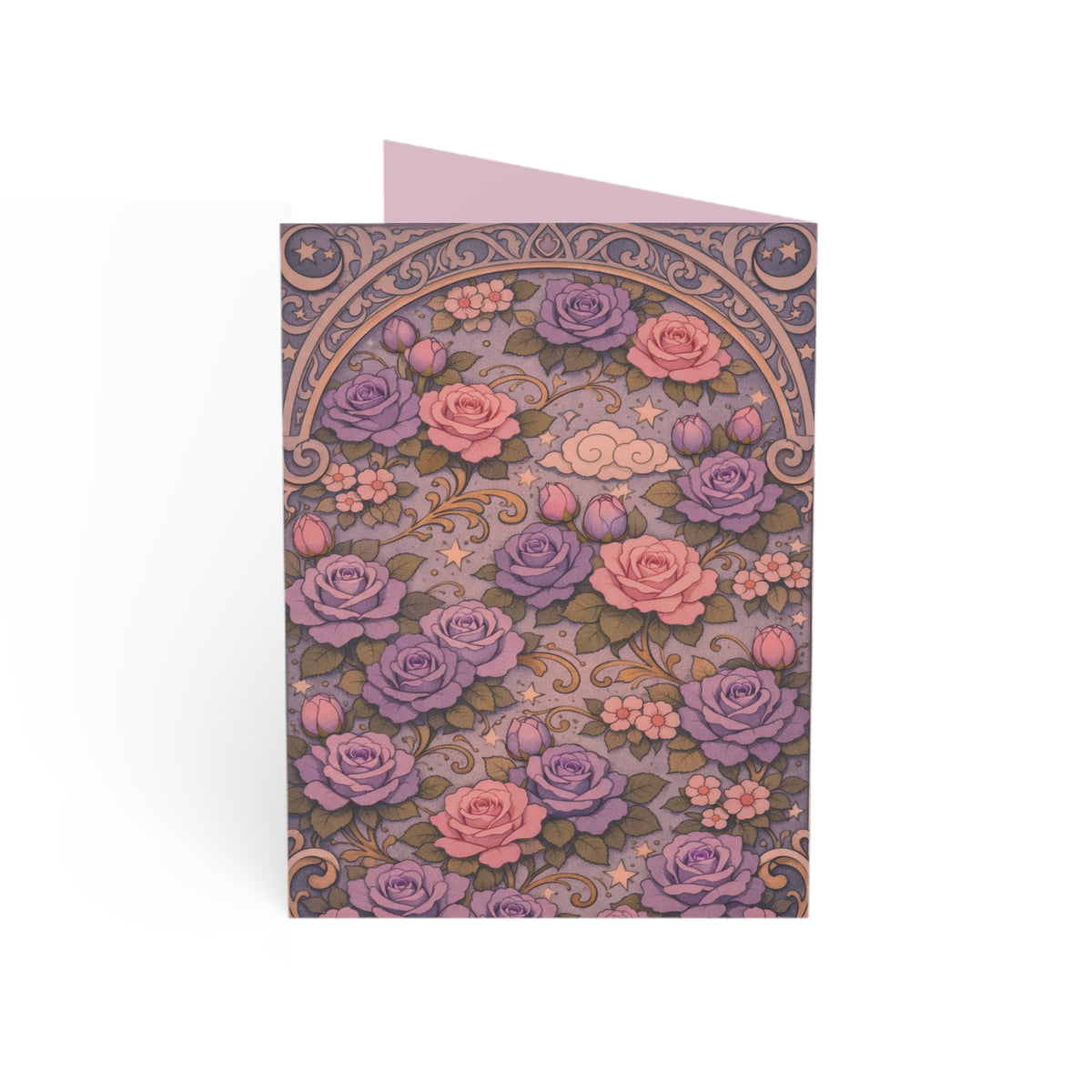 Master Portia Greeting Card — Violet Flame Greeting Card (Blank Inside)
