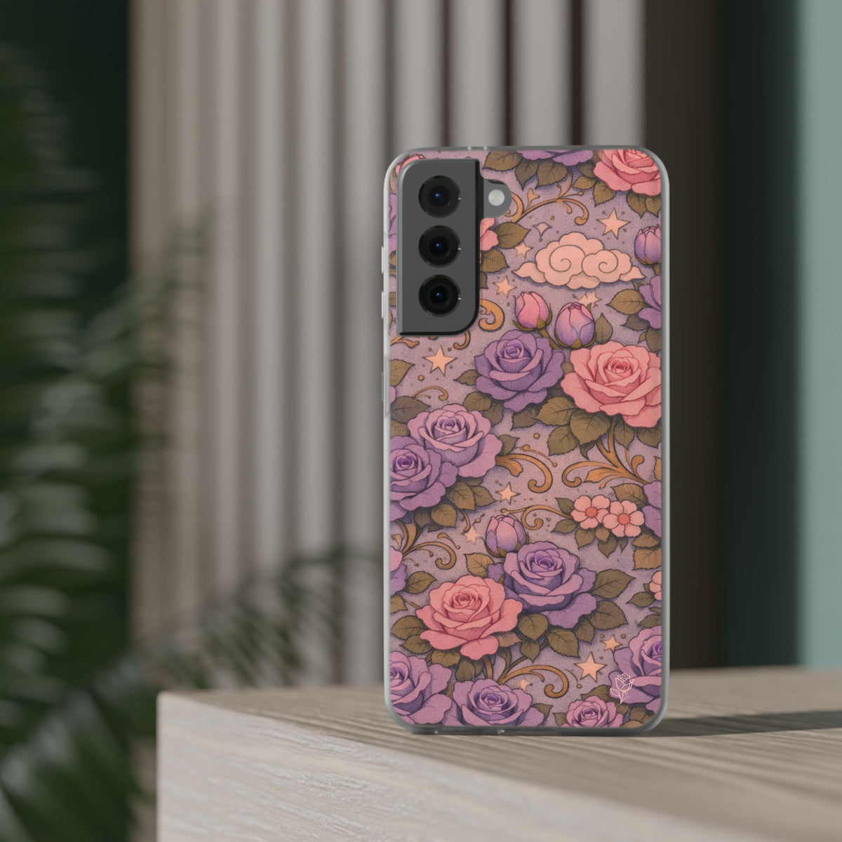 Samsung Galaxy Phone Case — Master Portia's Rose Garden — The Sisterhood of the Rose Vintage Flexi Phone Case