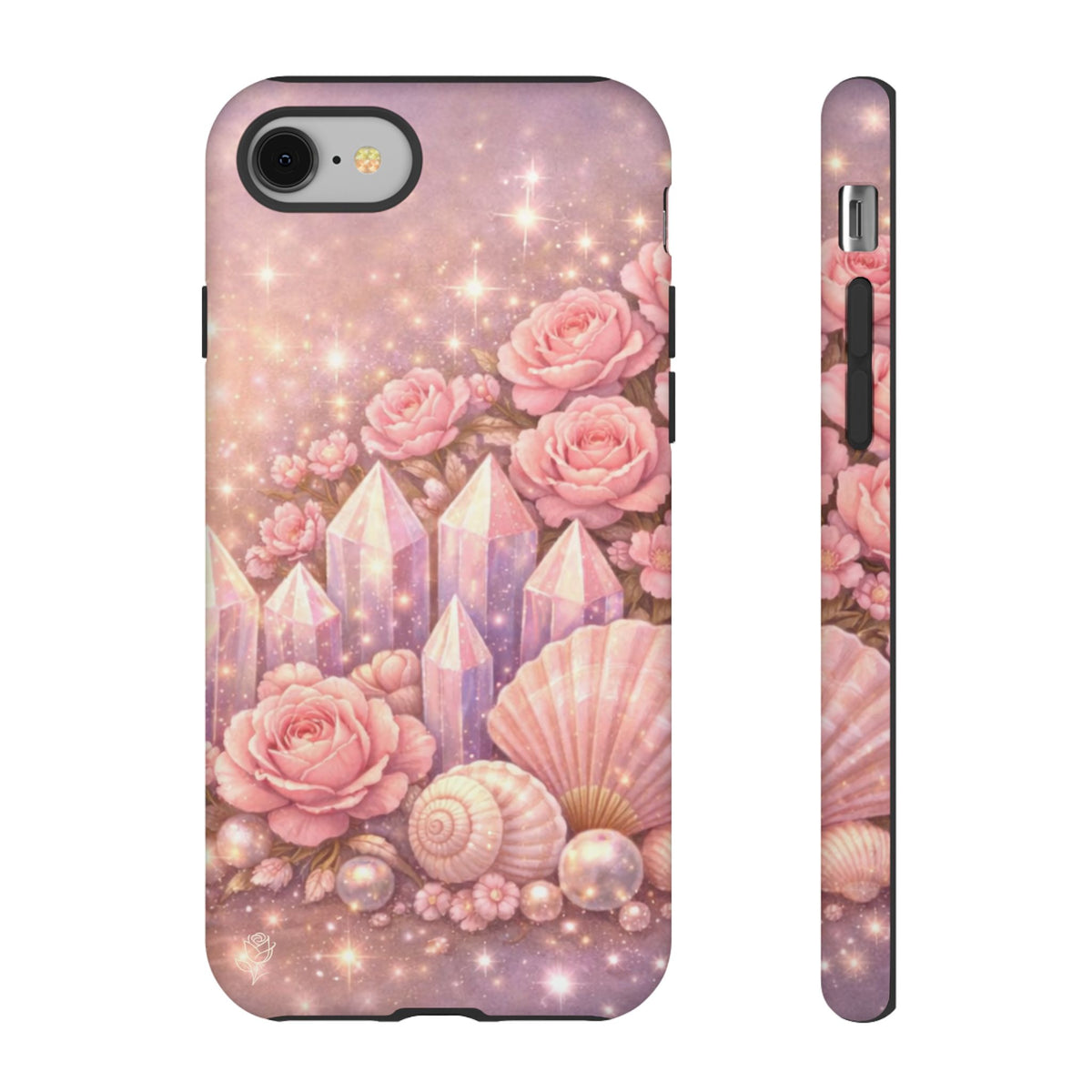 iPhone Case - Lemurian Rose Crystal Garden iPhoneTough Case