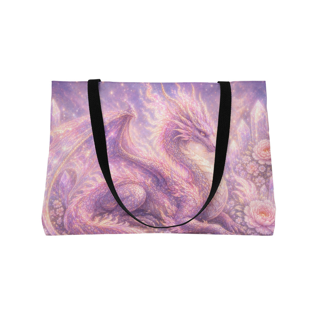 Lilac Fire Dragon Weekender Tote Bag — Print Travel Tote