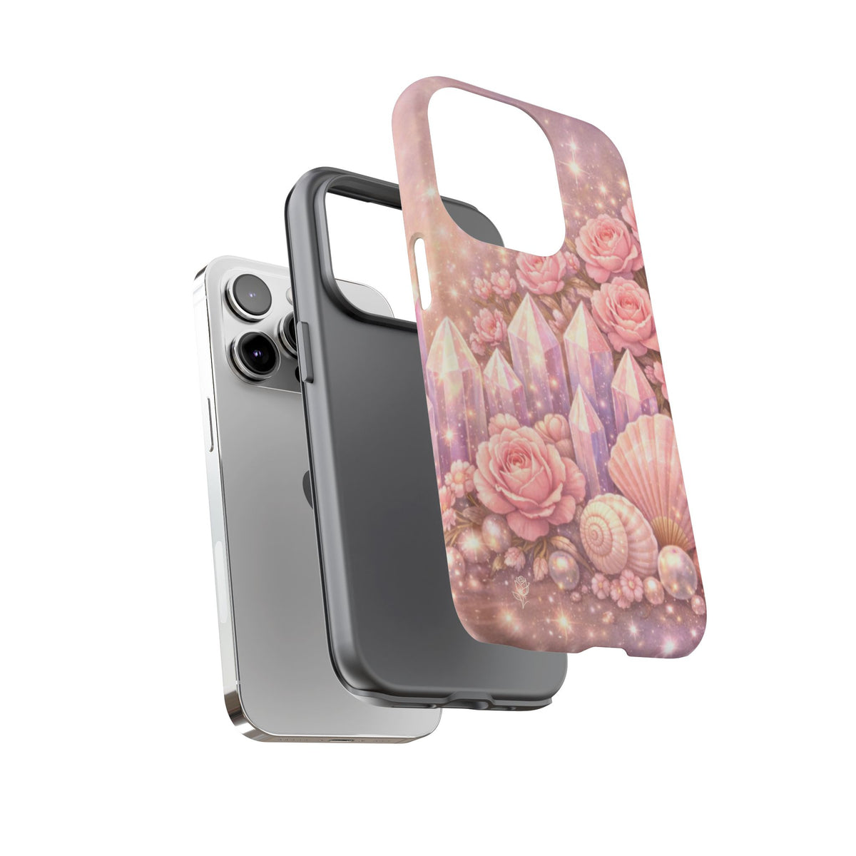 iPhone Case - Lemurian Rose Crystal Garden iPhoneTough Case
