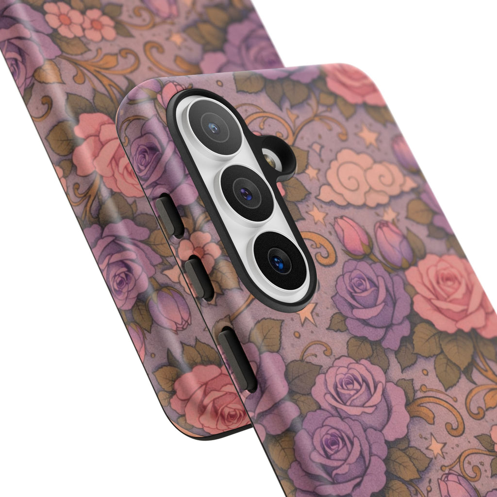 Samsung Galaxy Tough Phone Case — Master Portia's Rose Garden — The Sisterhood of the Rose Protective Samsung Cover