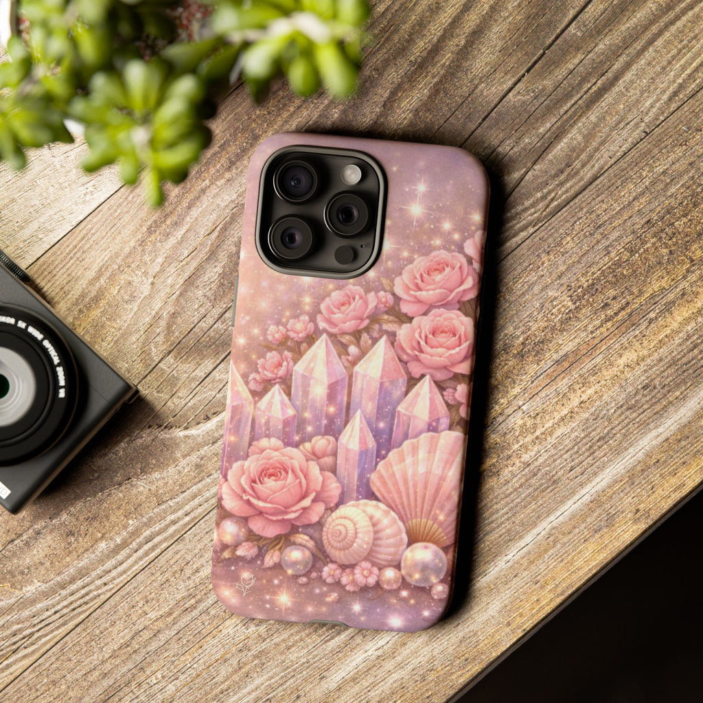 iPhone Case - Lemurian Rose Crystal Garden iPhoneTough Case