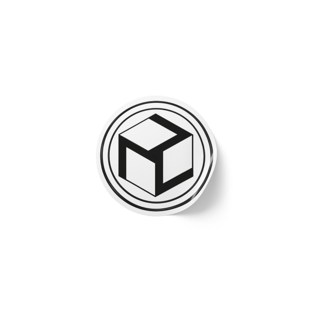 Black Antahkarana - Round Logo Sticker Roll