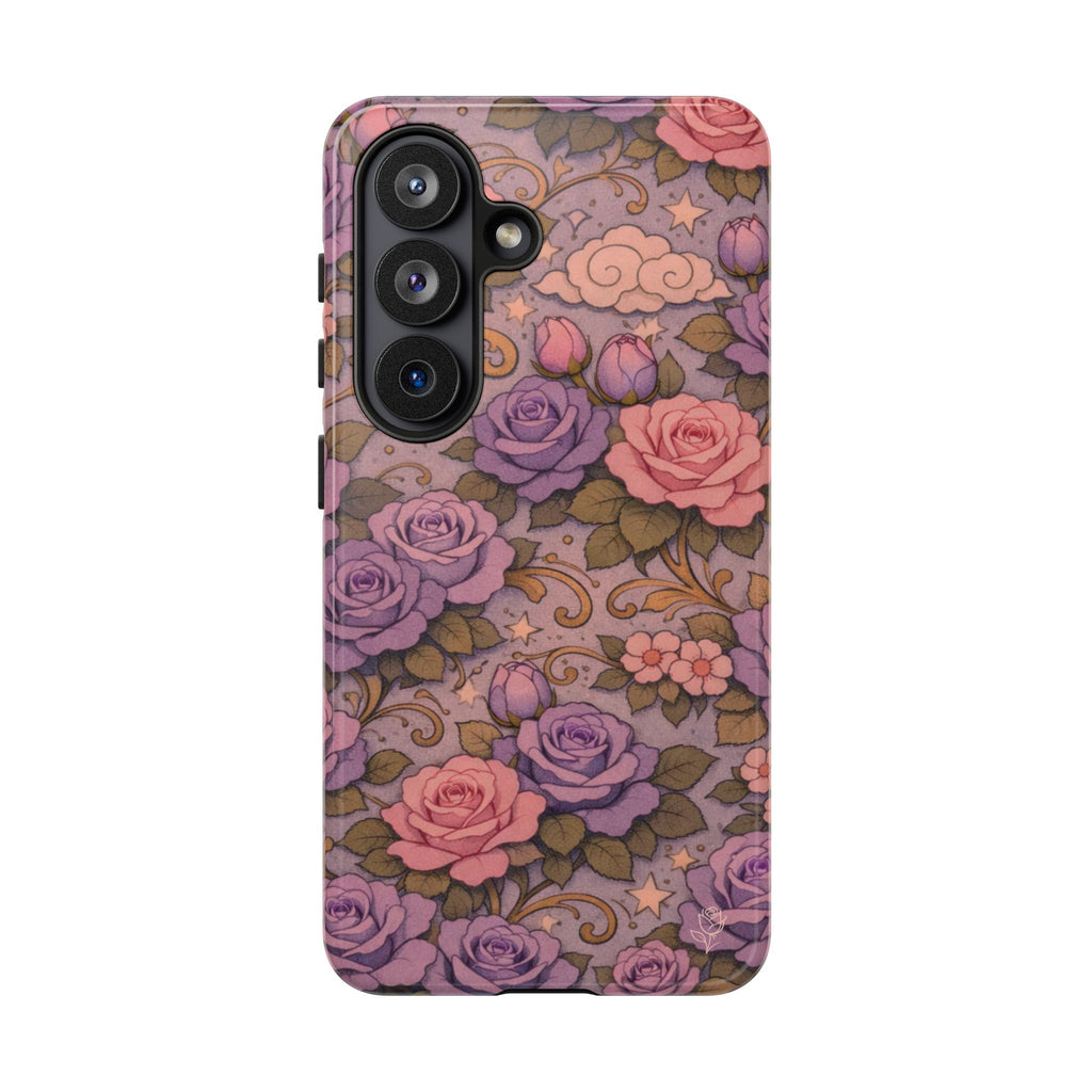 Samsung Galaxy Tough Phone Case — Master Portia's Rose Garden — The Sisterhood of the Rose Protective Samsung Cover