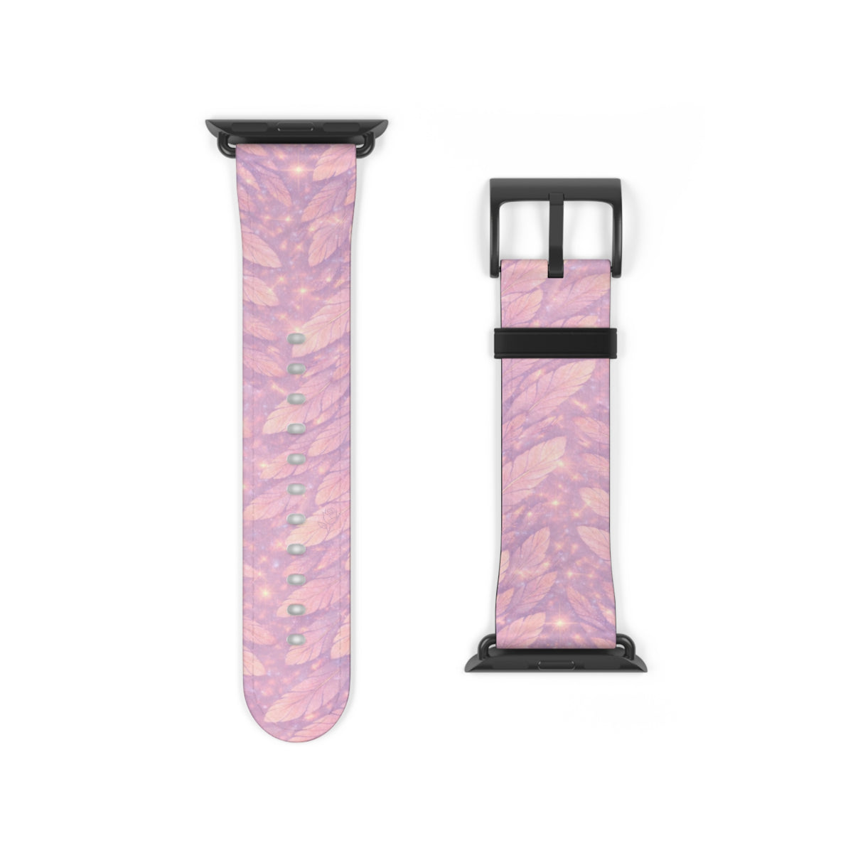 Angel Vehuiah iWatch Band — Pastel Feathers Pattern Apple Watch Strap
