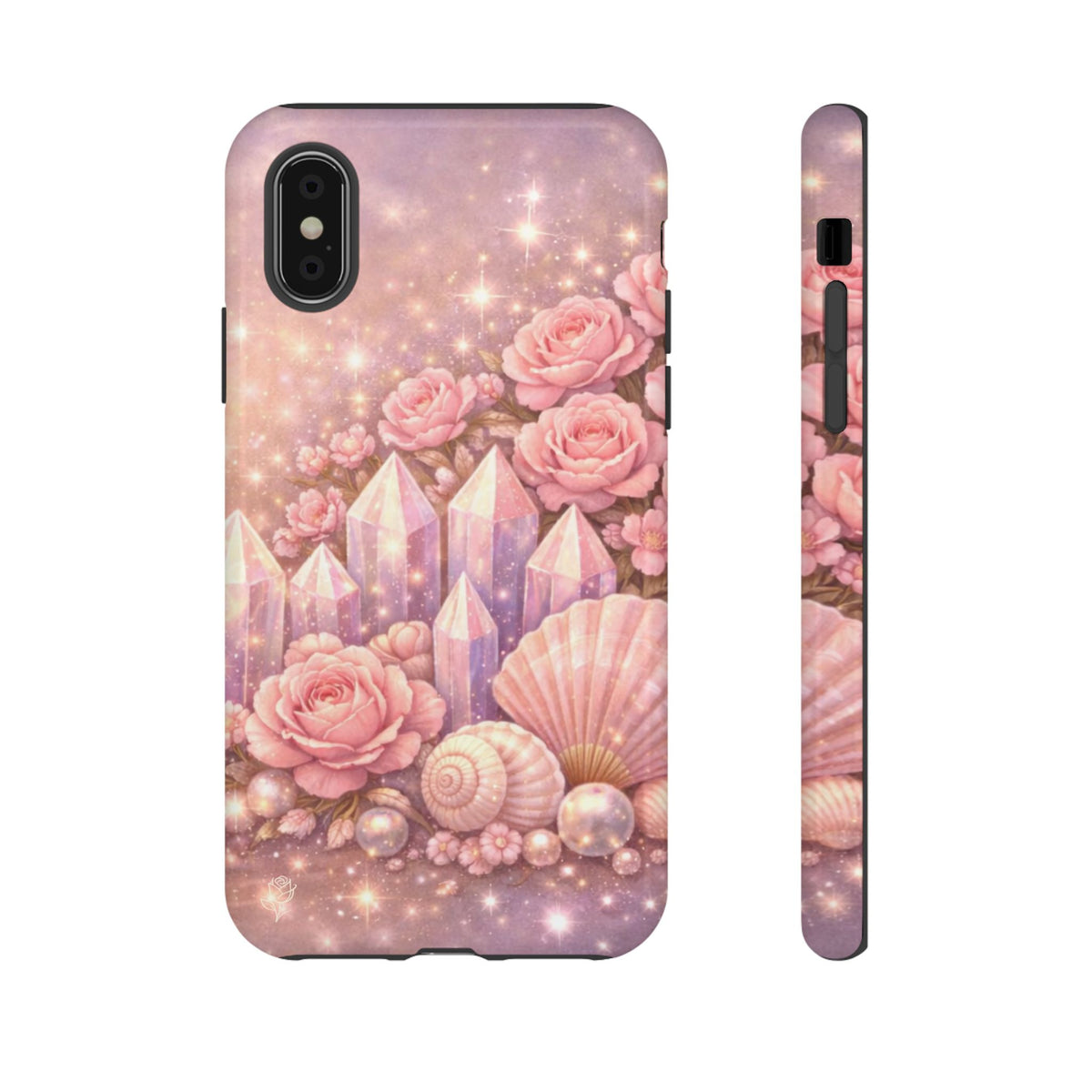 iPhone Case - Lemurian Rose Crystal Garden iPhoneTough Case