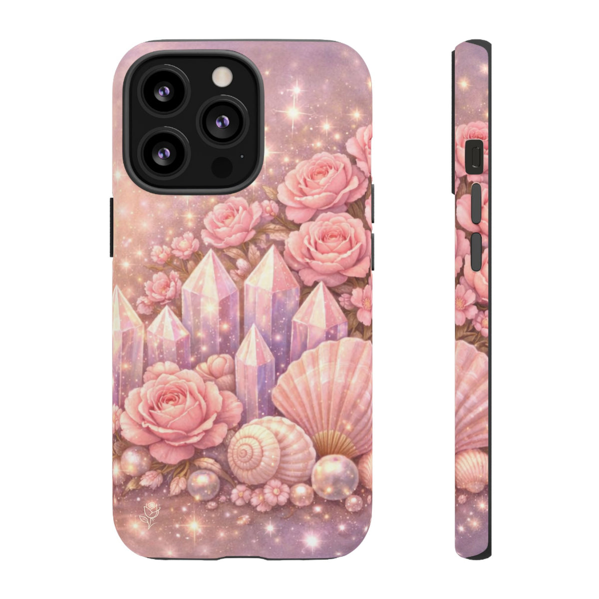 iPhone Case - Lemurian Rose Crystal Garden iPhoneTough Case