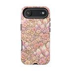 iPhone Case — Angelic Crystal Garden Phone Case — Pink Floral Quartz Protective Cover