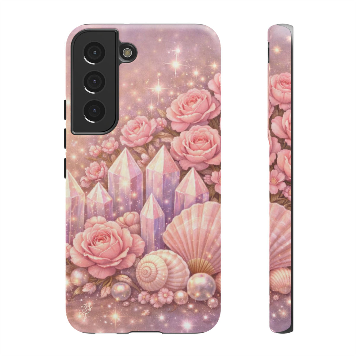 Samsung Galaxy Phone Case — Lemurian Rose Crystal Garden Tough Case