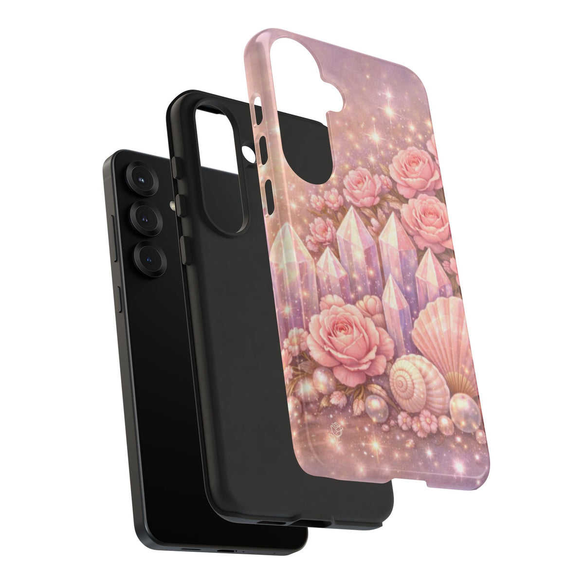 Samsung Galaxy Phone Case — Lemurian Rose Crystal Garden Tough Case