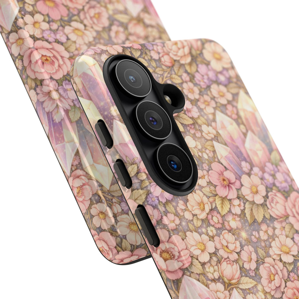 Samsung Galaxy Phone Case - Angelic Crystal Garden Tough Phone Case