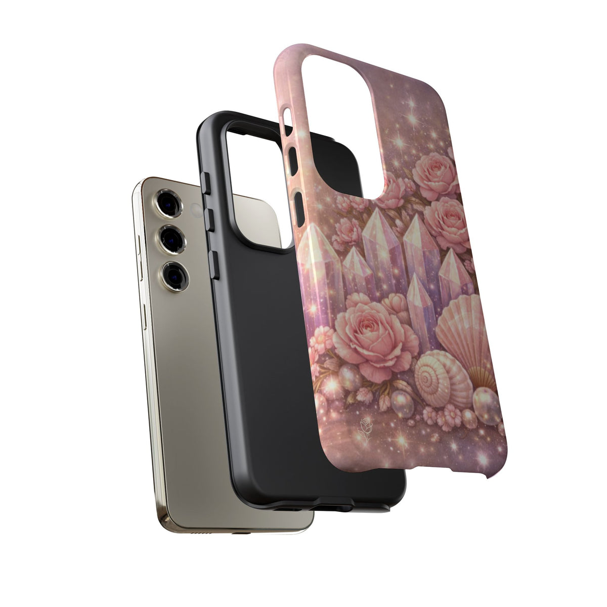 Samsung Galaxy Phone Case — Lemurian Rose Crystal Garden Tough Case