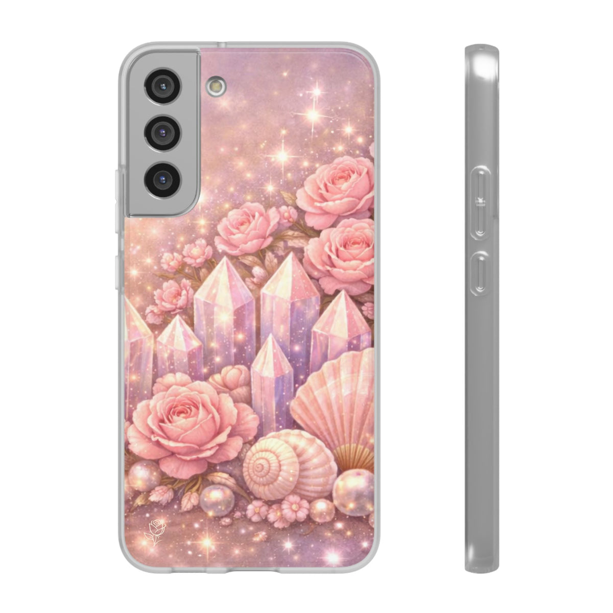 Samsung Galaxy Phone Case — Lemurian Rose Crystal Garden Flexi Case