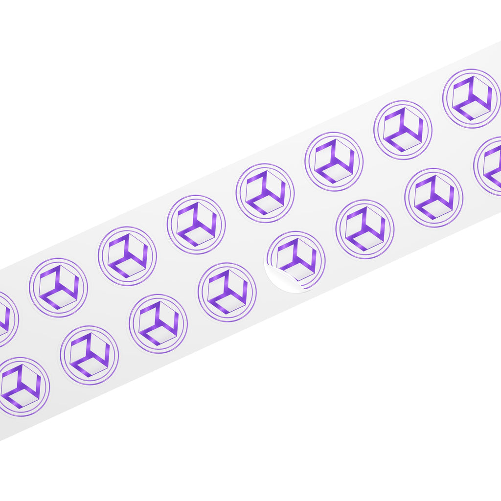 Lilac Antahkarana - Round Logo Sticker Roll