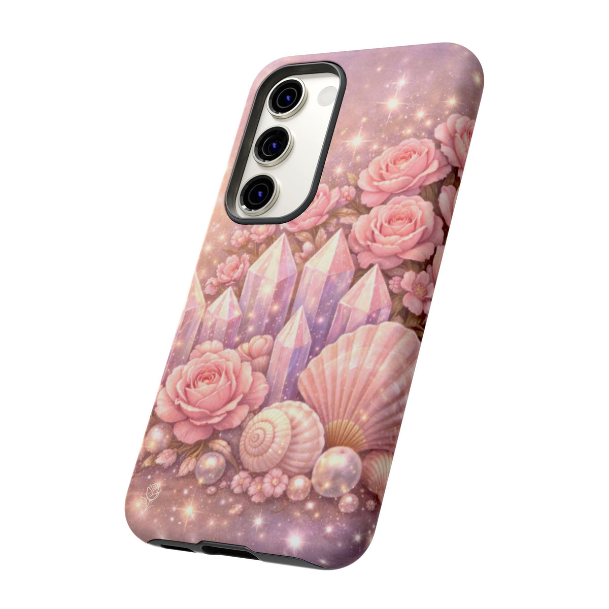 Samsung Galaxy Phone Case — Lemurian Rose Crystal Garden Tough Case