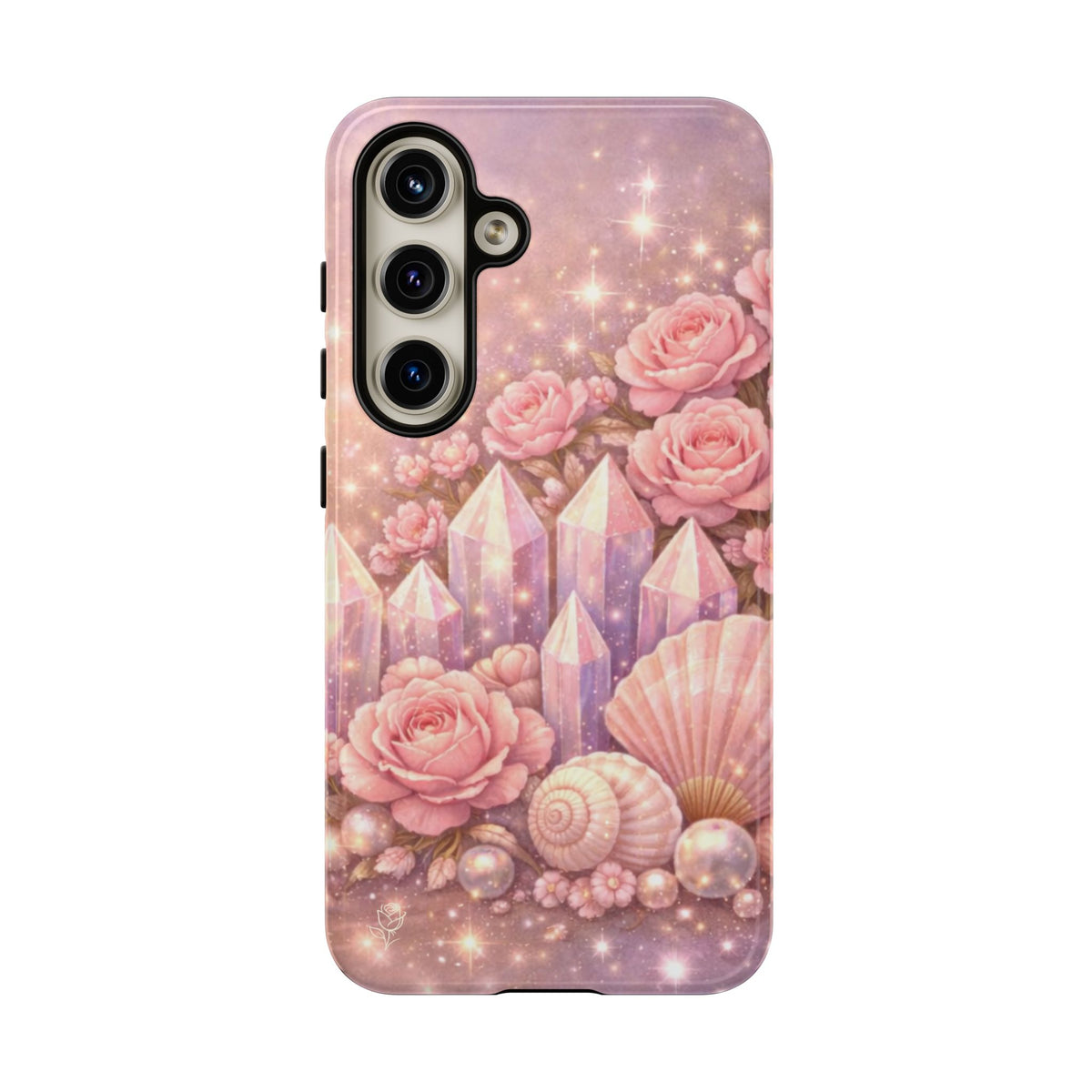 Samsung Galaxy Phone Case — Lemurian Rose Crystal Garden Tough Case