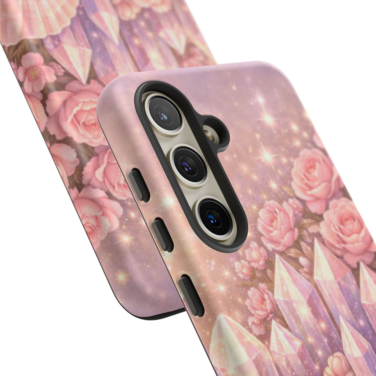 Samsung Galaxy Phone Case — Lemurian Rose Crystal Garden Tough Case