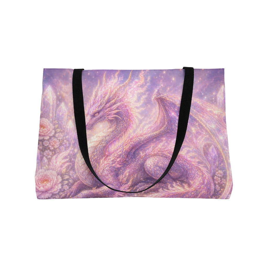 Lilac Fire Dragon Weekender Tote Bag — Print Travel Tote