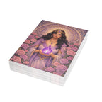 Master Portia Greeting Card — Violet Flame Greeting Card (Blank Inside)