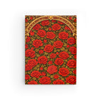 Mary Magdalene Sacred Rose Journal — Blank (Unlined) Pages — Divine Roses Hardcover Notebook