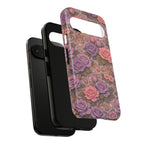 Google Pixel Tough Phone Case — The Sisterhood of the Rose — Master Portia's Rose Garden Vintage Drop-Proof Phone Cover
