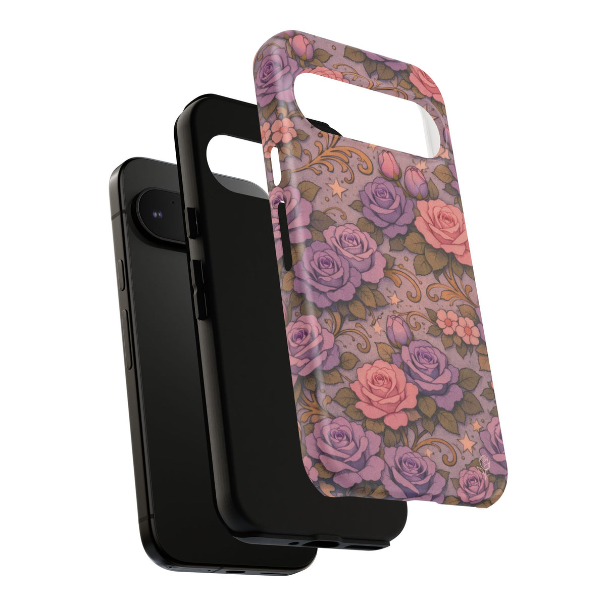 Google Pixel Tough Phone Case — The Sisterhood of the Rose — Master Portia's Rose Garden Vintage Drop-Proof Phone Cover