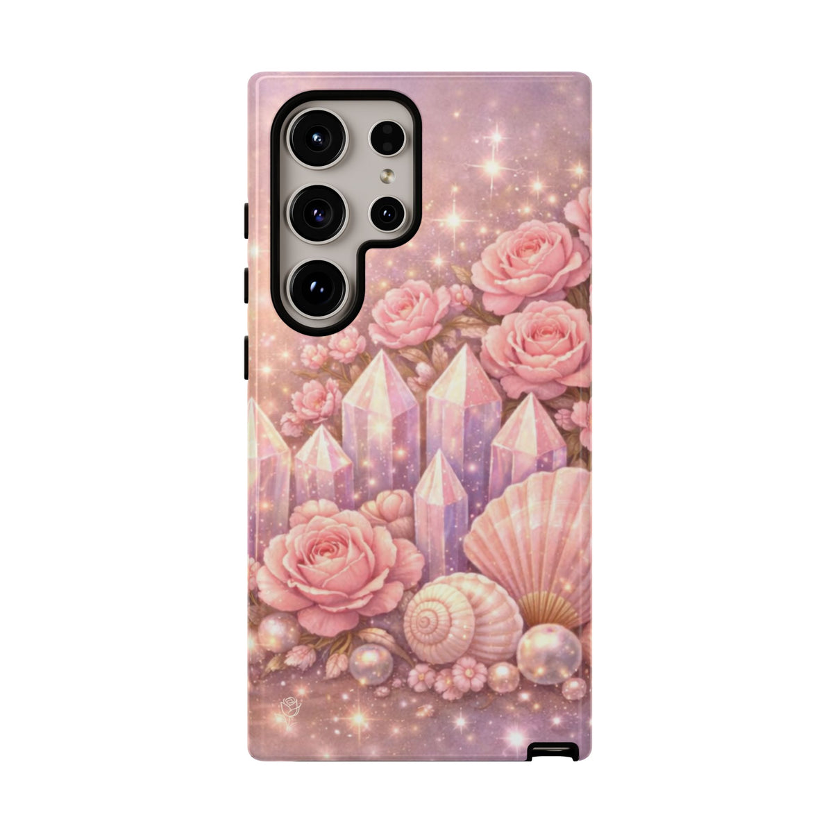 Samsung Galaxy Phone Case — Lemurian Rose Crystal Garden Tough Case