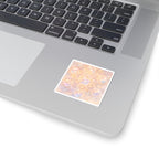 Pastel Metatron's Cube Kiss-Cut Sticker — Sacred Geometry Decal