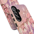 Samsung Galaxy Phone Case — Lemurian Rose Crystal Garden Tough Case