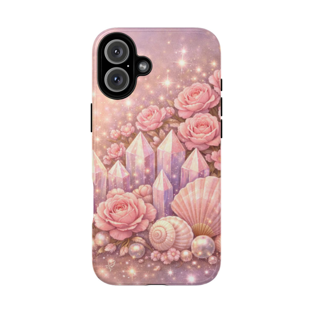 iPhone Case - Lemurian Rose Crystal Garden iPhoneTough Case