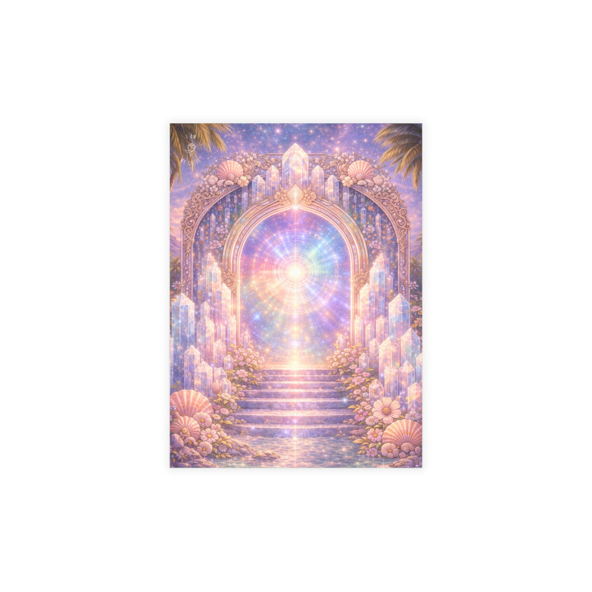Lemurian Crystal Portal Postcard Bundles (envelopes included)