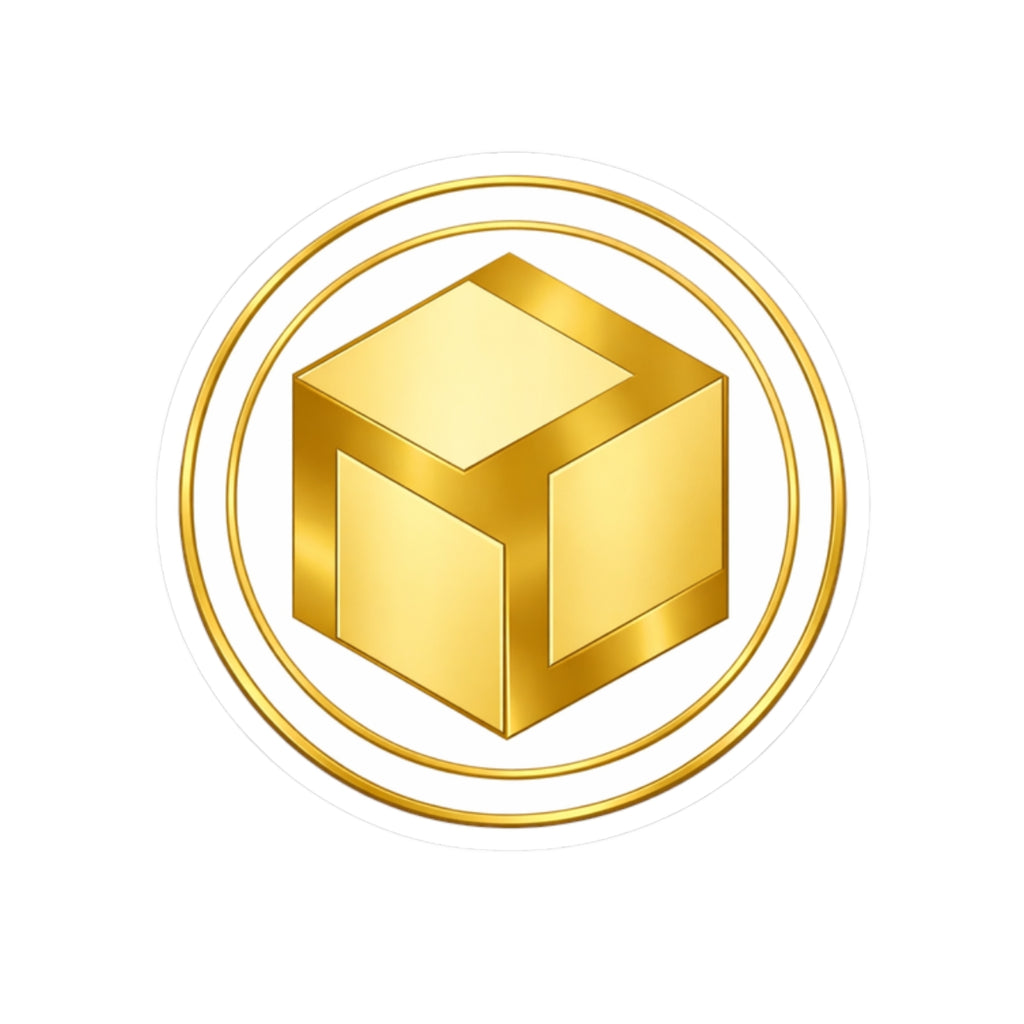 Gold 2 Antahkarana Kiss-Cut Sticker — Reiki Symbol