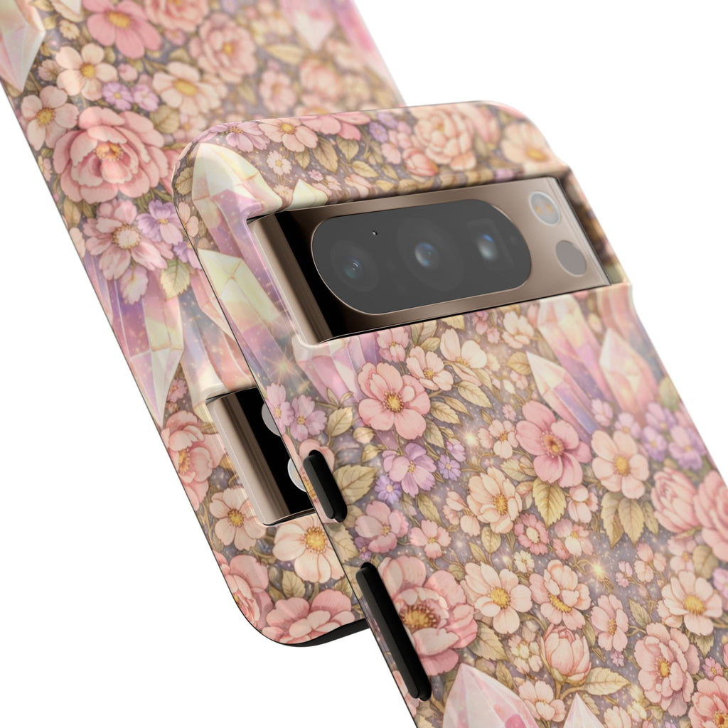 Google Pixel Phone Case —  Angelic Crystal Garden Tough Protective Cover