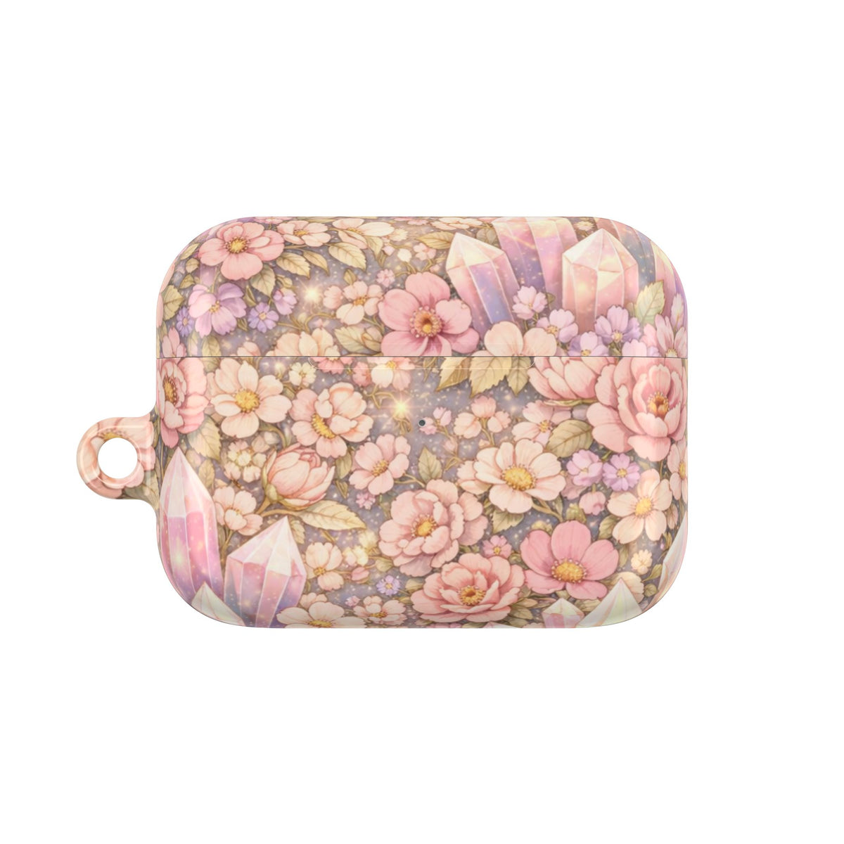 Floral Crystal AirPod Case — Angelic Crystal Garden AirPod Protector