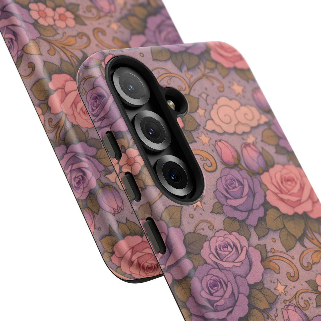 Samsung Galaxy Tough Phone Case — Master Portia's Rose Garden — The Sisterhood of the Rose Protective Samsung Cover