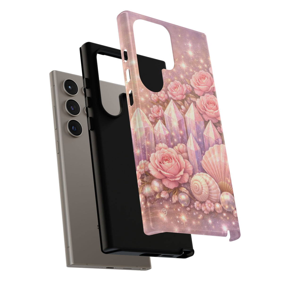 Samsung Galaxy Phone Case — Lemurian Rose Crystal Garden Tough Case