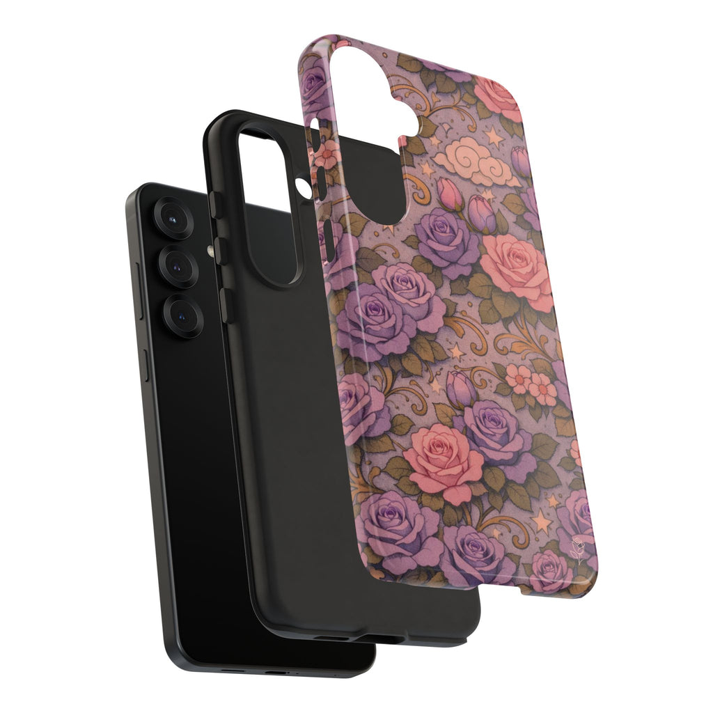 Samsung Galaxy Tough Phone Case — Master Portia's Rose Garden — The Sisterhood of the Rose Protective Samsung Cover