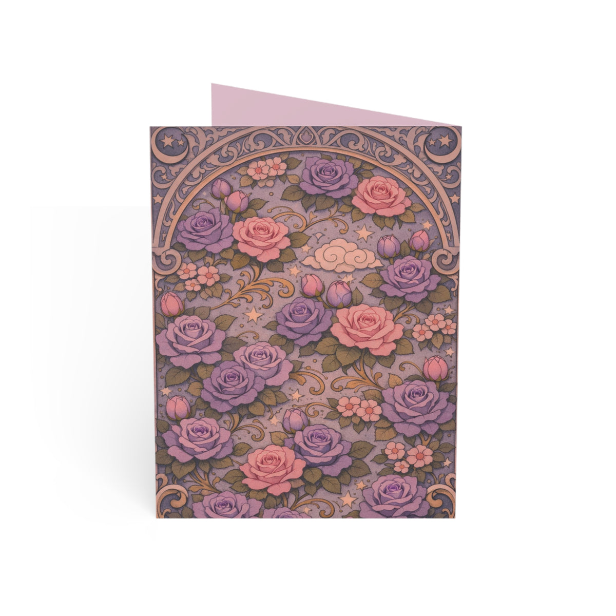 Master Portia Greeting Card — Violet Flame Greeting Card (Blank Inside)