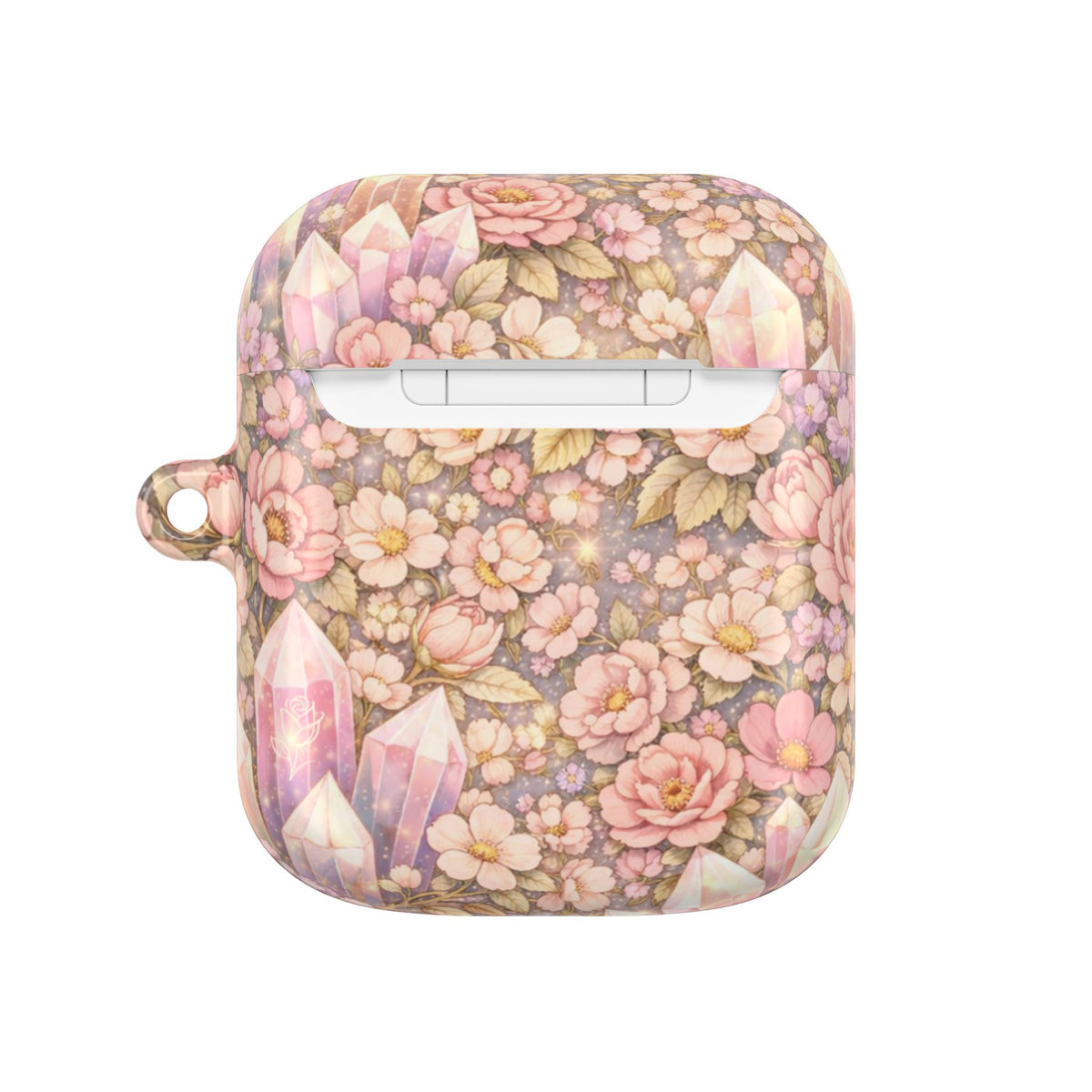 Floral Crystal AirPod Case — Angelic Crystal Garden AirPod Protector